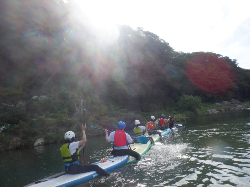 埼玉旅　寄居町で川遊び　サンブリンガー　サップ　サップツアー　リバーサップ