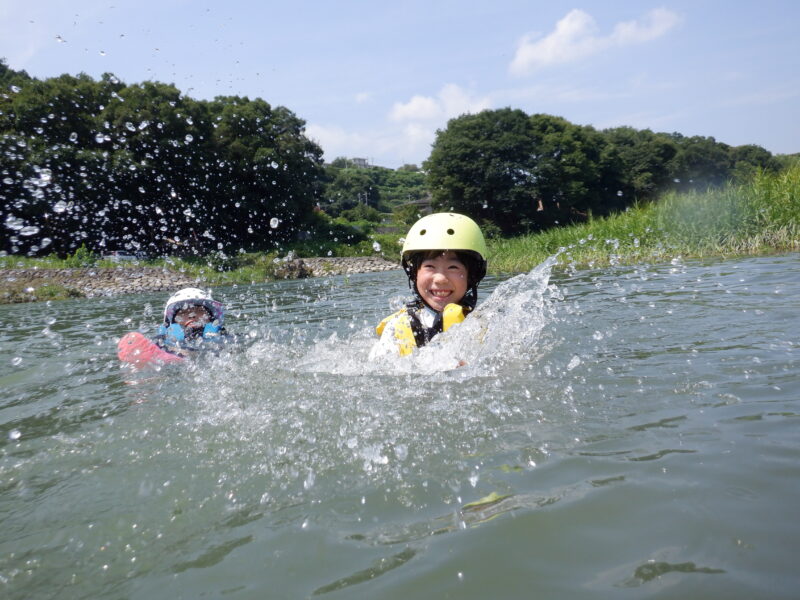 埼玉県寄居町でリバーアクティビティ