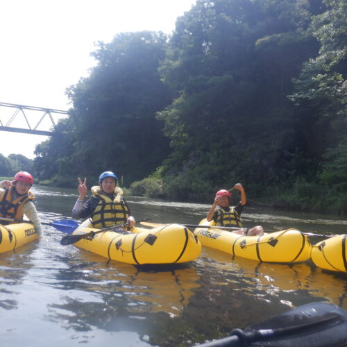 埼玉寄居町で川遊び　パックラフティング　パックラフト　パックラフトツアー