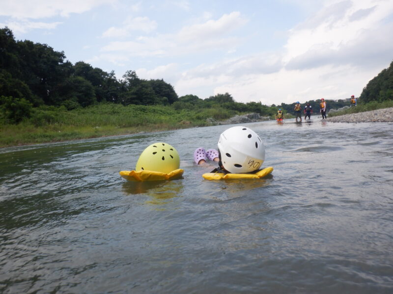 埼玉県寄居町でリバーアクティビティ