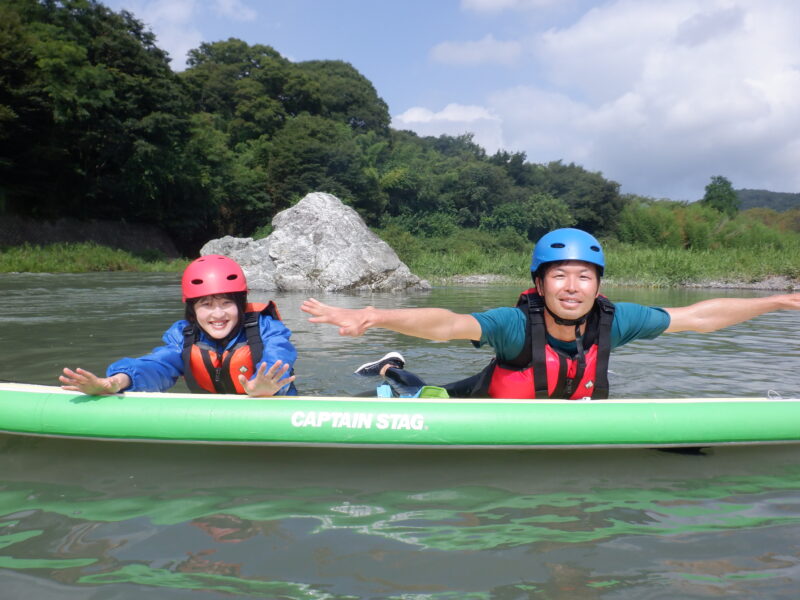 埼玉旅　寄居町で川遊び　サンブリンガー　SUP　サップツアー　リバーサップ　サップ　サンブリンガーより