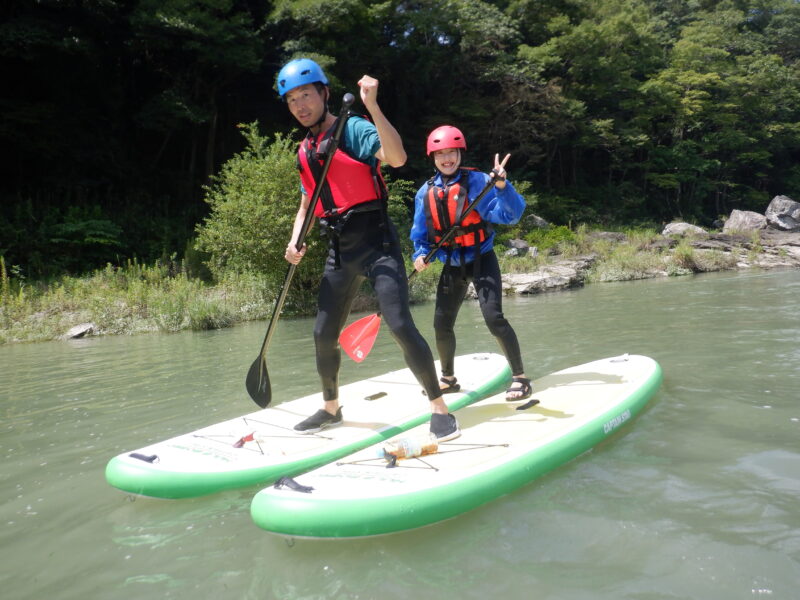 埼玉旅　寄居町で川遊び　サンブリンガー　サップ　リバーサップ　SUP