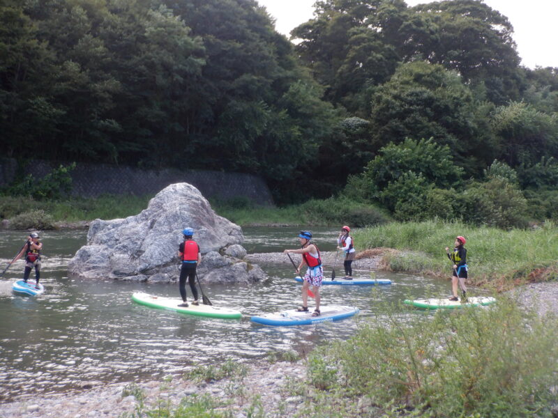 埼玉旅　寄居町で川遊び　サンブリンガー　サップ　SUP　サップツアー　リバーサップ