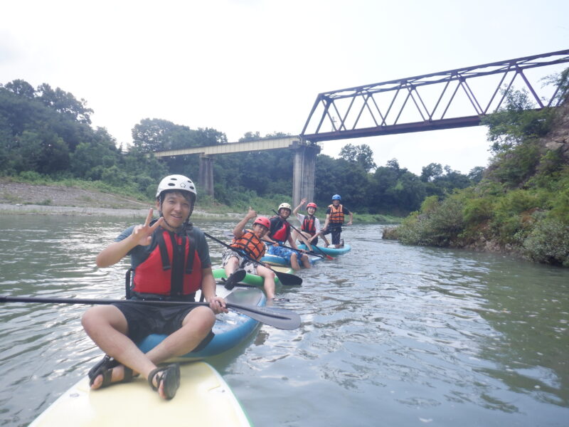 埼玉旅　サンブリンガー　寄居町で川遊び　SUP　サップ　サップツアー　リバーサップ