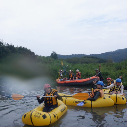 埼玉寄居町で川遊び　パックラフティング　パックラフト　パックラフトツアー