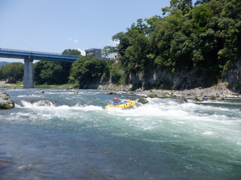 埼玉県寄居町でリバーアクティビティ開催中　パックラフトツアー