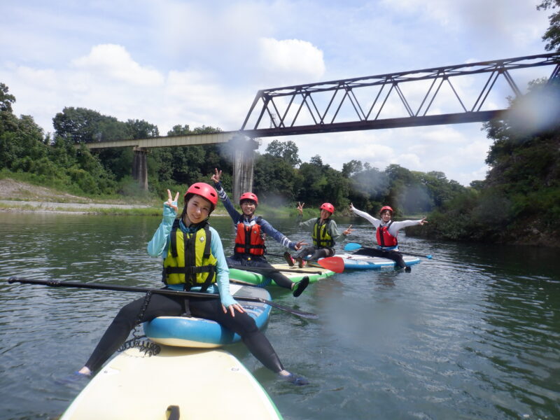 埼玉寄居町で川遊び　サンブリンガー　サップ　リバーサップ　サップツアー　SUP