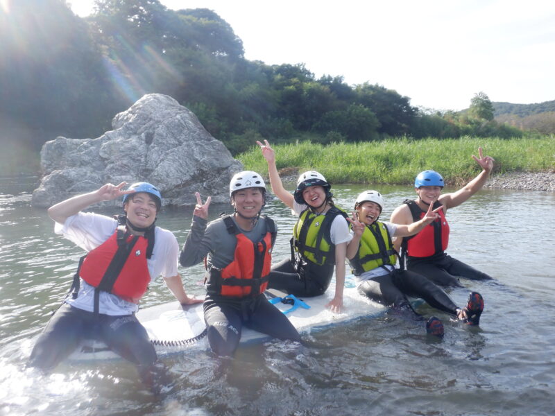 埼玉旅　寄居町で川遊び　サンブリンガー　サップ　サップツアー　リバーサップ