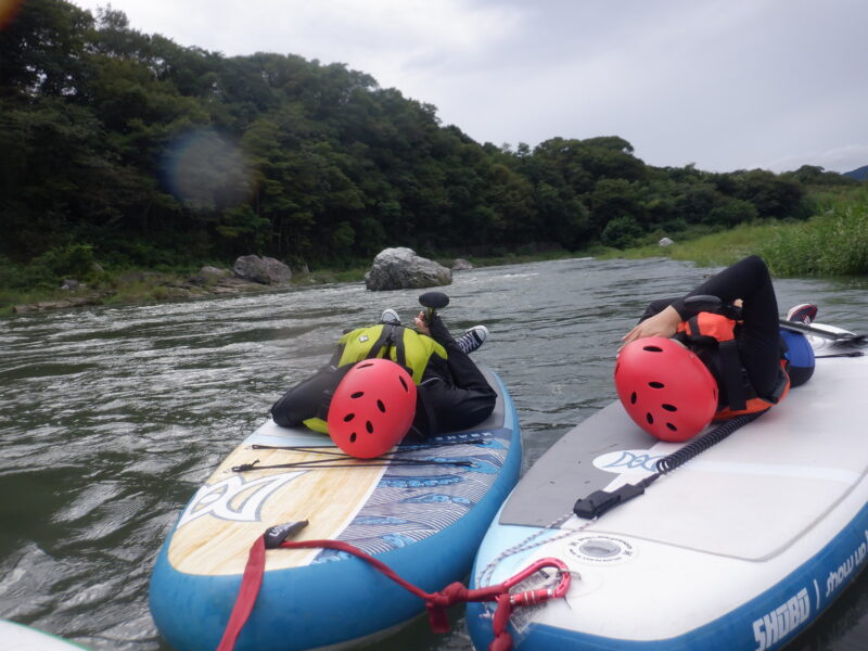 埼玉旅　寄居町で川遊び　サンブリンガー　サップ　サップツアーリバーサップ