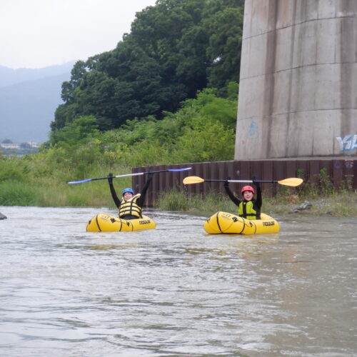 サンブリンガーでパックラフトツアー