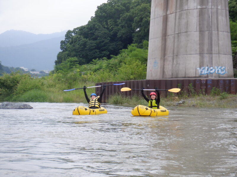 サンブリンガーでパックラフトツアー