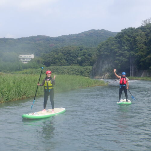 埼玉寄居町で川遊び　SUP