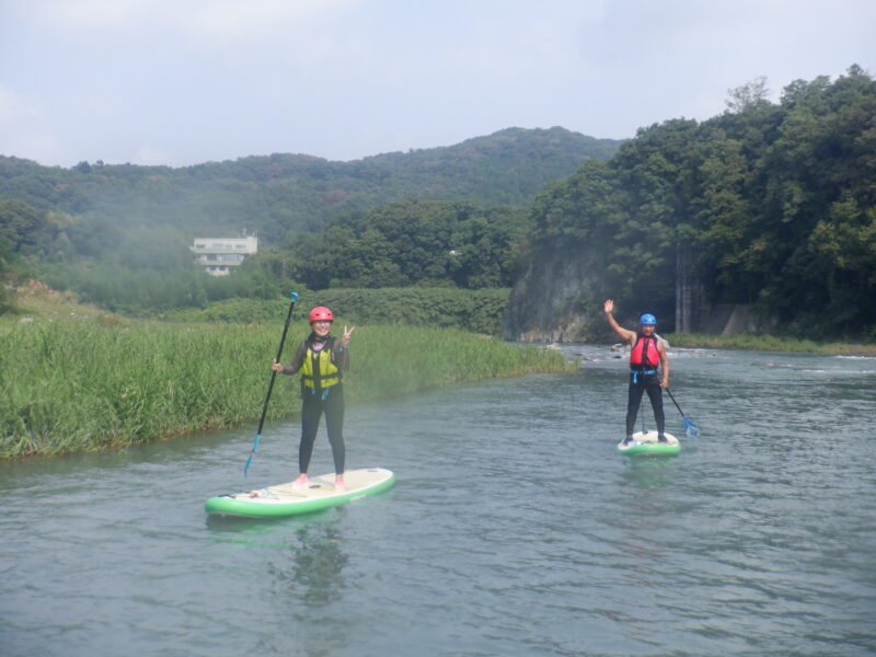 埼玉寄居町で川遊び　SUP