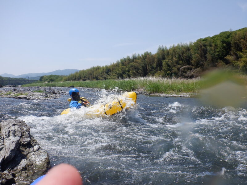 寄居町で川遊び川下り　サンブリンガー