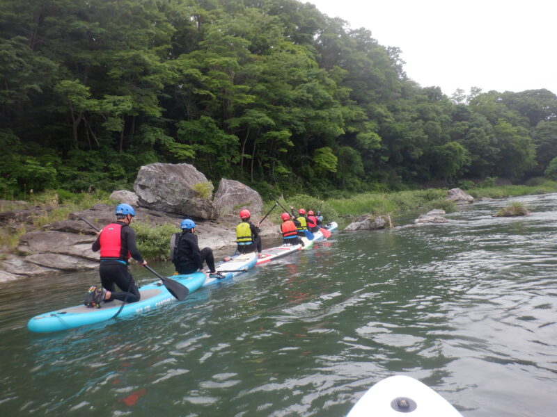 埼玉寄居町で川遊び　