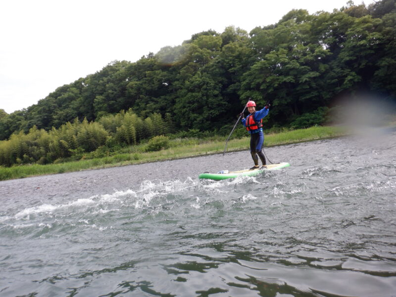 寄居町で川遊び　SUPツアー