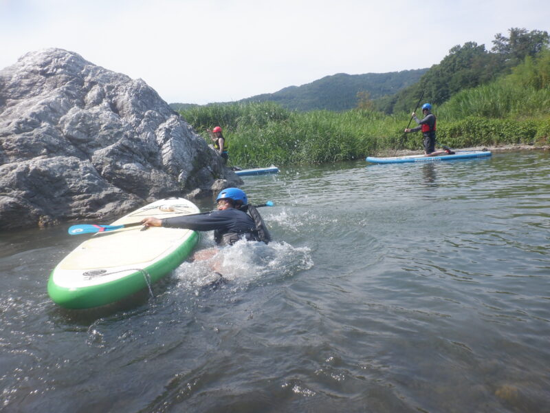 埼玉寄居町で川遊び　　SUP