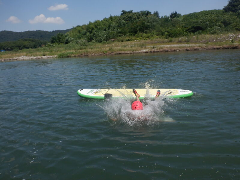 埼玉旅　寄居町で川遊び　サンブリンガー　リバーサップ　SUPツアー