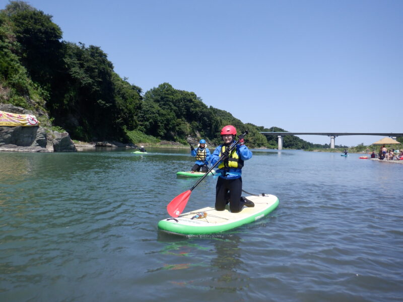 埼玉旅　寄居町で川遊び　埼玉でSUP　サンブリンガー