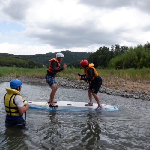 埼玉旅　サップツアー　サップ　リバーサップ　SUP　サンブリンガー　寄居町で川遊び