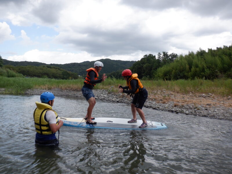 埼玉旅　サップツアー　サップ　リバーサップ　SUP　サンブリンガー　寄居町で川遊び