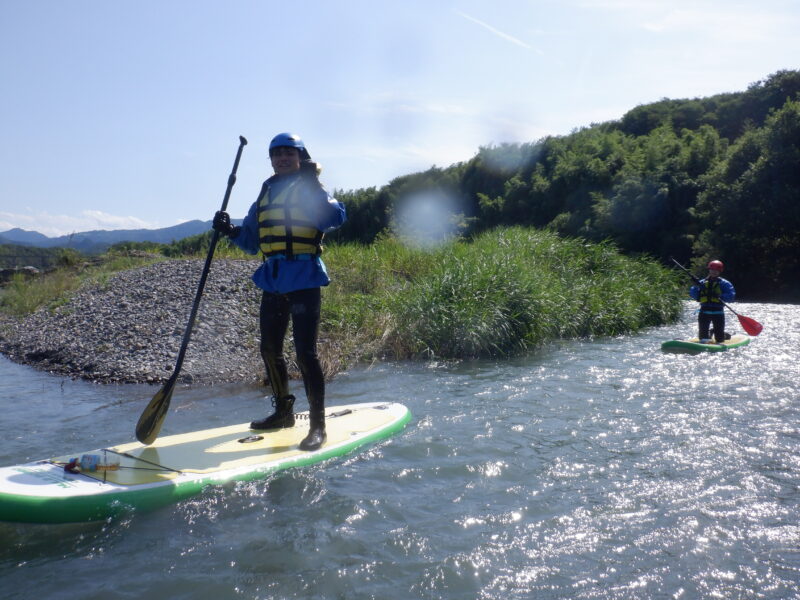 埼玉旅　寄居町で川遊び　埼玉でSUP　サンブリンガー