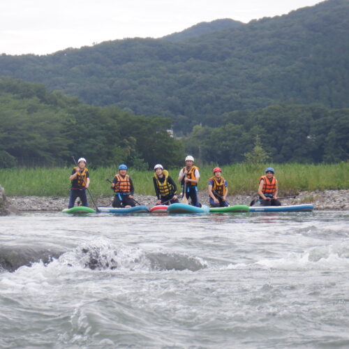 埼玉旅　寄居町で川遊び　サンブリンガー　SUPツアー　リバーサップ