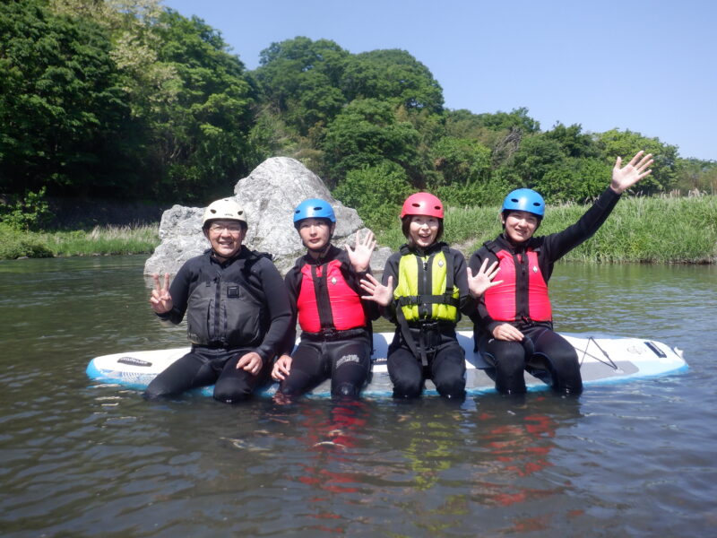 埼玉寄居町で川遊び　サップツアー　リバーサップ