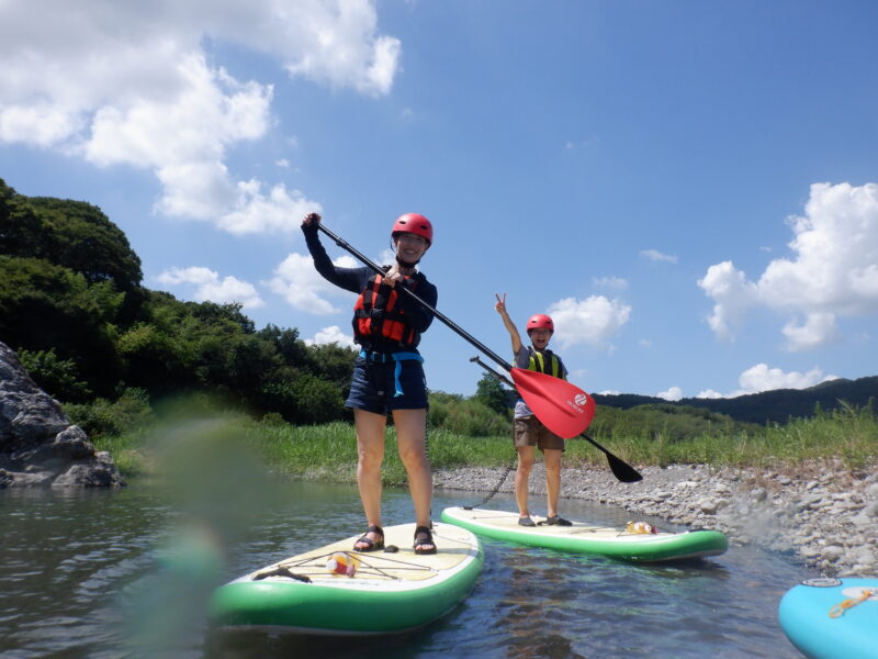 埼玉旅　寄居町で川遊び　SUP　リバーサップ　サップツアー　サンブリンガー