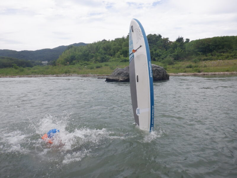 埼玉旅　寄居町で川遊び　SUPツアー　サンブリンガー　リバーサップ