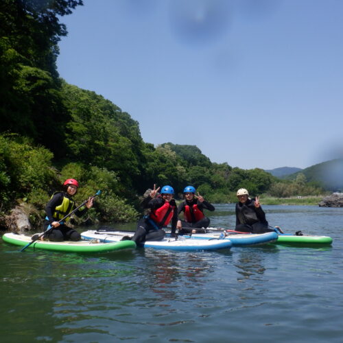 埼玉寄居町で川遊び　サップツアー　リバーサップ