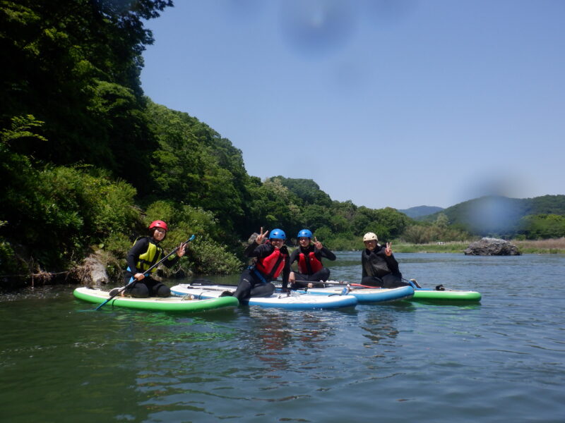 埼玉寄居町で川遊び　サップツアー　リバーサップ