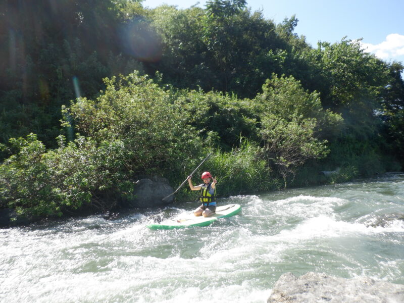 埼玉旅　寄居町で川遊び　サンブリンガー　SUP　リバーサップ　サップツアー