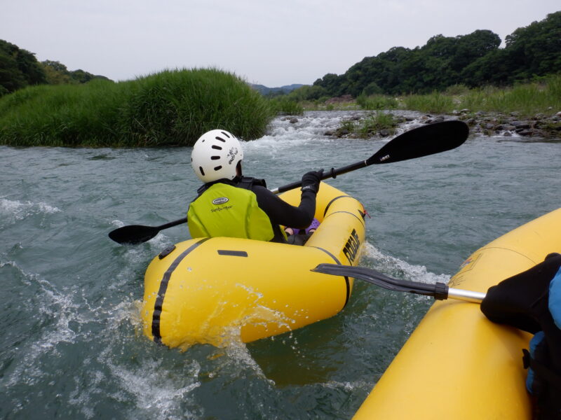 埼玉県寄居町でリバーアクティビティ開催中　パックラフトツアー