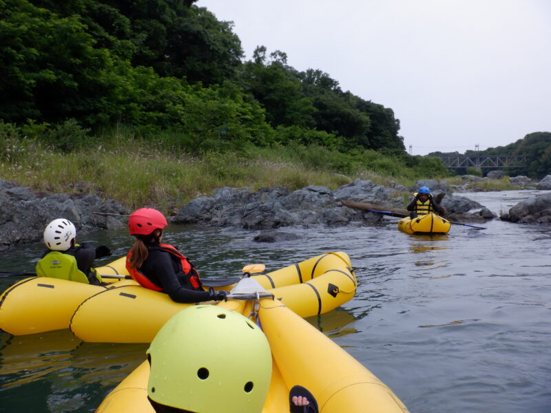 埼玉県寄居町でリバーアクティビティ開催中　パックラフトツアー