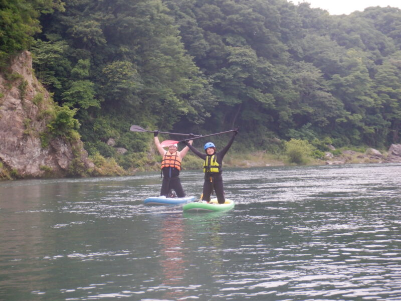 埼玉県寄居町でリバーアクティビティ開催中　SUPツアー