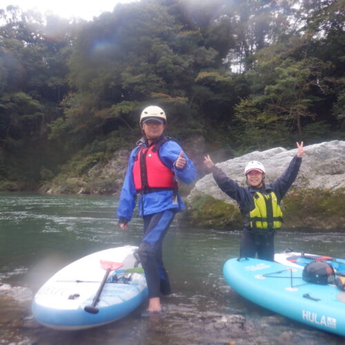 埼玉寄居町で川遊び　