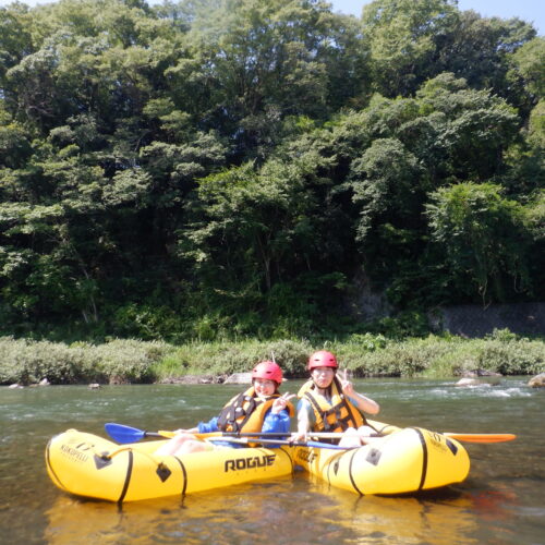 埼玉旅　寄居町で川遊び　パックラフトツアー　サンブリンガー