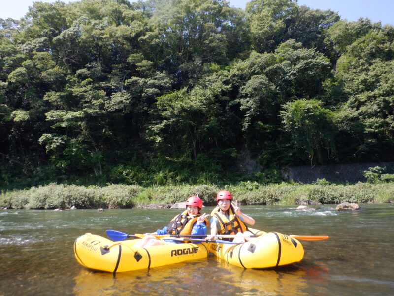 埼玉旅　寄居町で川遊び　パックラフトツアー　サンブリンガー