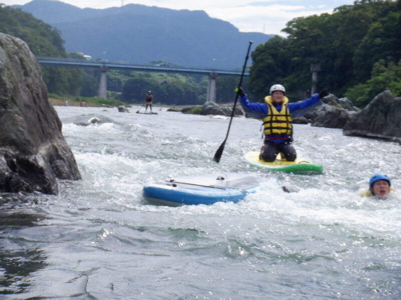 埼玉県寄居町でリバーアクティビティ開催中　パックラフトツアー　SUPツアー