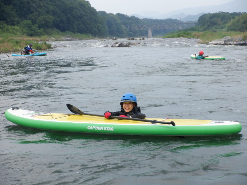 埼玉県寄居町でリバーアクティビティ開催中　SUPツアー