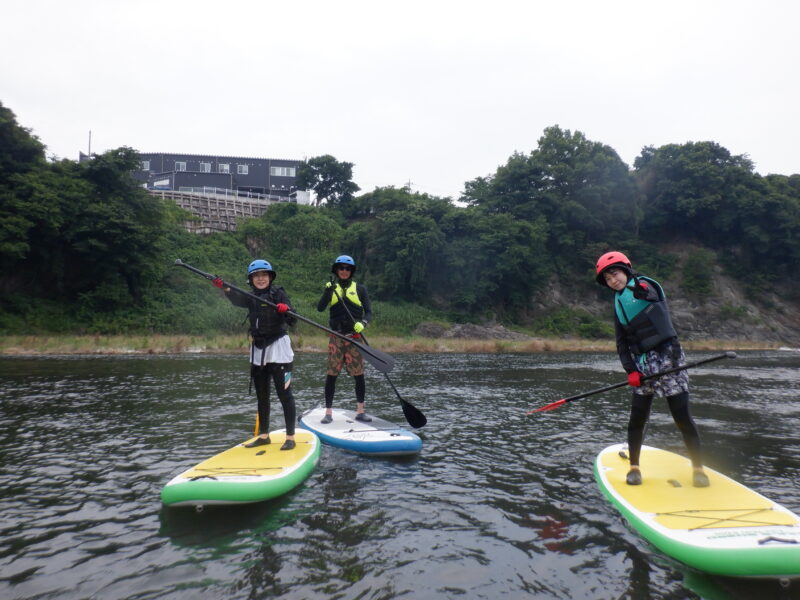 埼玉県寄居町でリバーアクティビティ開催中　SUPツアー