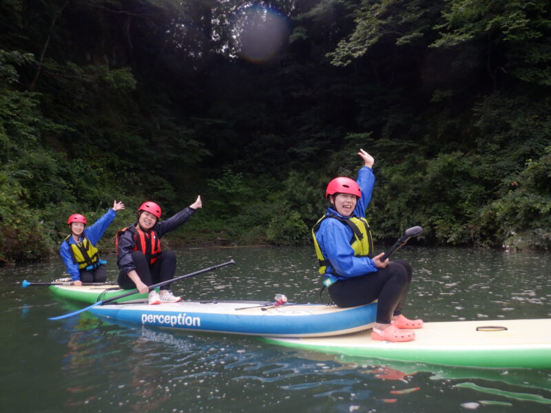 埼玉寄居町で川遊び　SUPツアー　リバーサップ　SUP