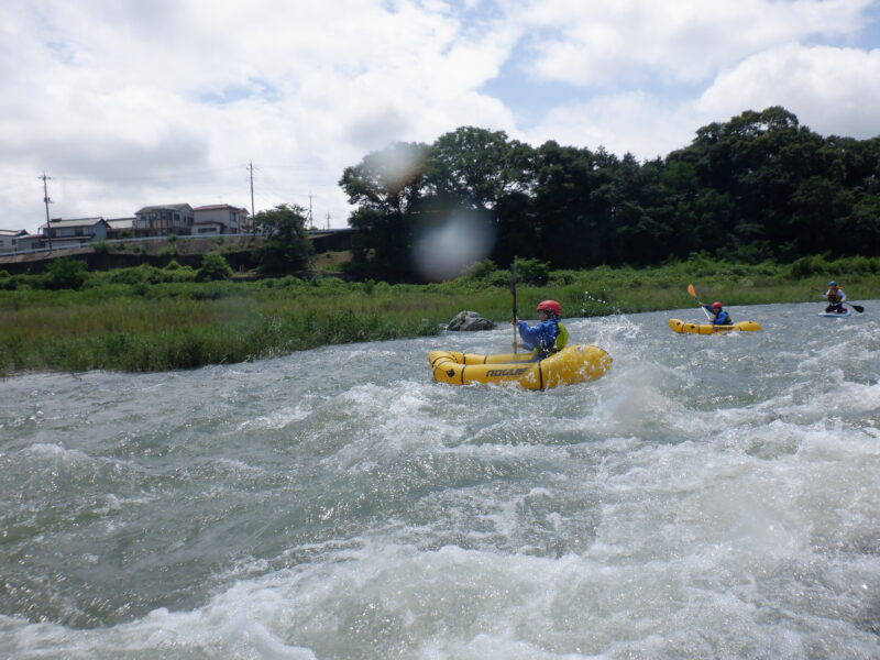 埼玉県寄居町でリバーアクティビティ開催中パックラフト