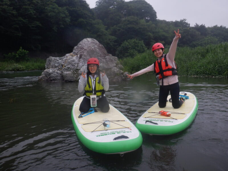 埼玉寄居町で川遊び　SUP　SUPツアー