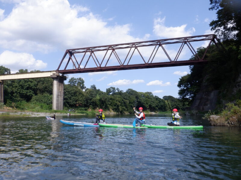 埼玉旅　埼玉でSUP　リバーサップ　サップ　SUPツアー　サンブリンガー　寄居町で川遊び