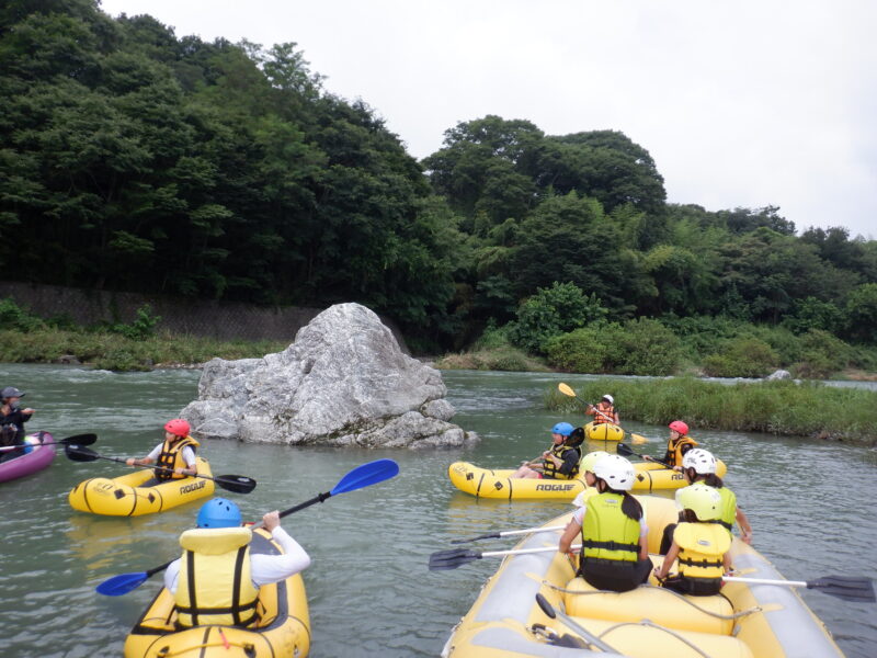 埼玉県寄居町でリバーアクティビティ