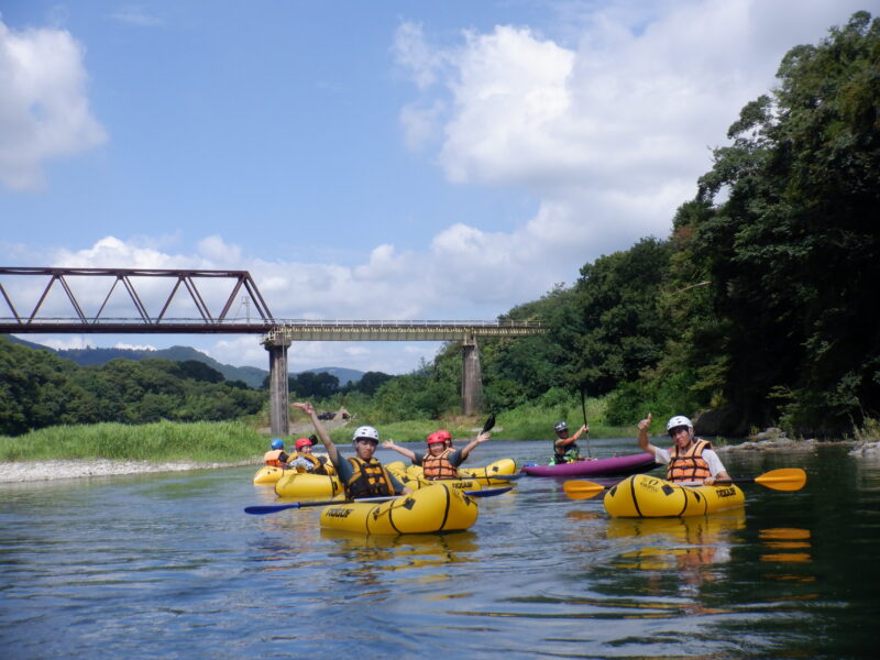 埼玉旅　寄居町で川遊び　パックラフト　パックラフトツアー　サンブリンガー