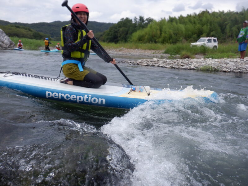 埼玉旅　寄居町で川遊び　サンブリンガーSUP　サップツアー　リバーサップ