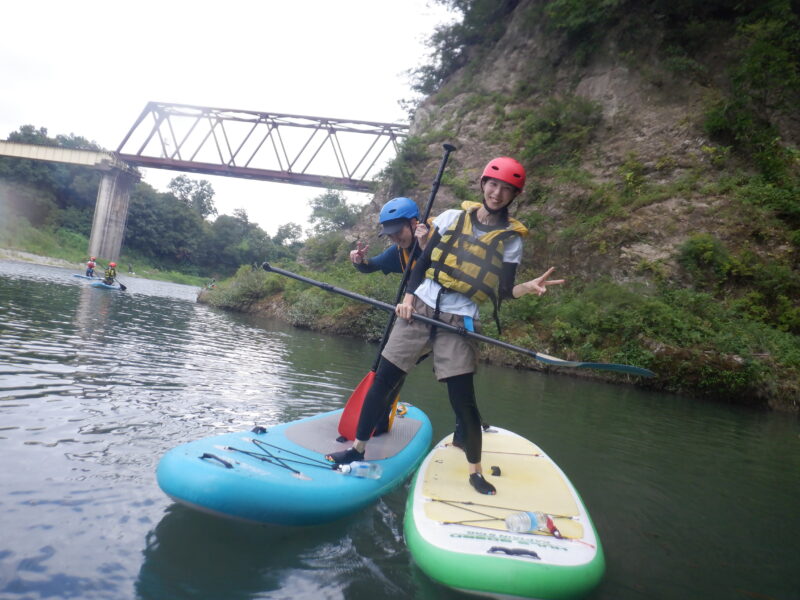 埼玉旅　寄居町で川遊び　サンブリンガー　サップツアー　SUP　リバーサップ